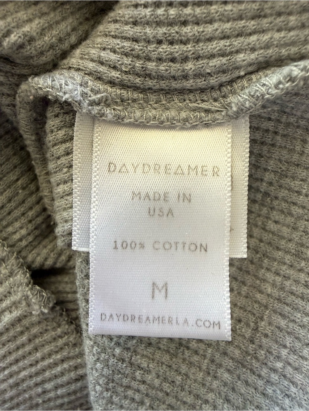 Daydreamer for Free People Queen Tour '75 Waffle Knit Long Sleeve : Medium - Picture 6 of 6
